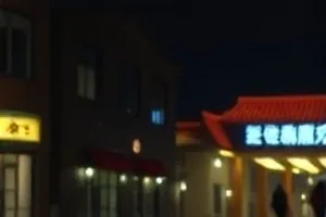 医疗题材《霓虹病历》封面画面，夜间急诊走廊