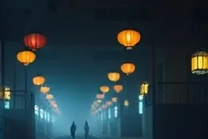 法律题材《黑白之间》封面画面，卷宗与法庭光影